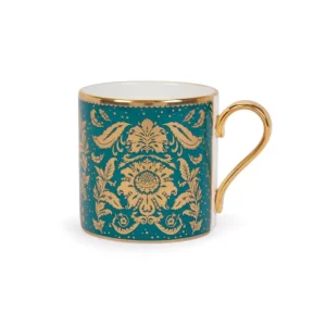 Outlet Acanthus Teal Coffee Cup And Saucer Cups & Saucers