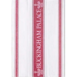 Sale Buckingham Palace Red Waffle Tea Towel Breakfast Table