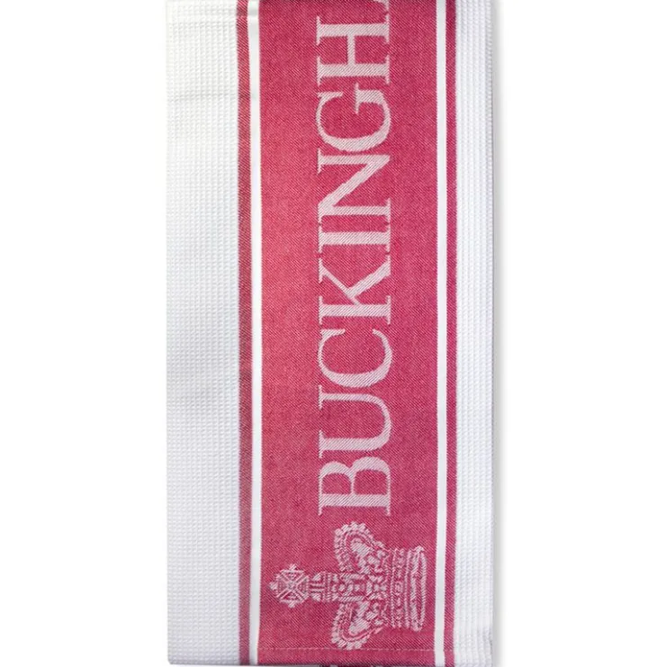 buckingham_palace_red_waffle_tea_towel_1.webp Sale Buckingham Palace Red Waffle Tea Towel Breakfast Table