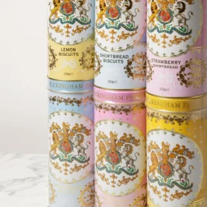 Shop Buckingham Palace Strawberry And Clotted Cream Shortbread Biscuit Tin Biscuits
