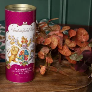Cheap Buckingham Palace White Chocolate And Raspberry Biscuit Tube Biscuits