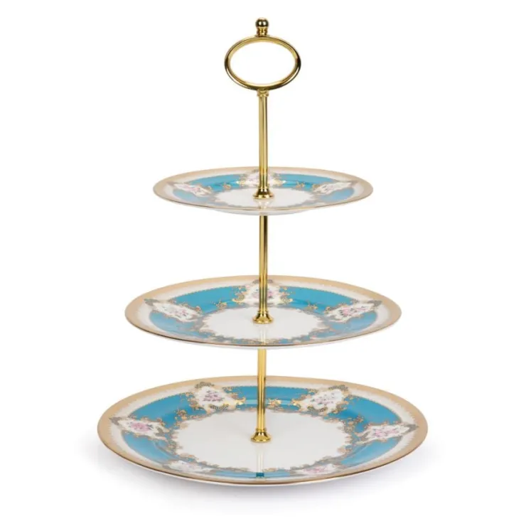 coat_of_arms__tier_cake_stand_0.webp Hot Coat Of Arms 3 Tier Cake Stand Plates & Bowls