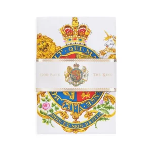 Best Sale Coat Of Arms Tea Towel His Majesty The King'S 75Th Birthday