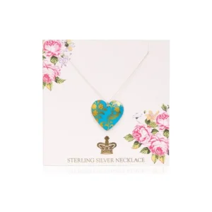 Cheap Coat Of Arms Tin Heart Pendant Necklaces