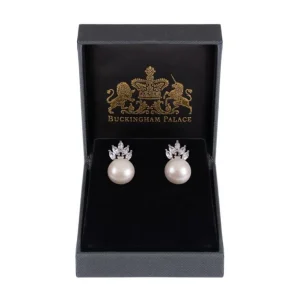 Cheap Crown And Pearl Stud Earrings Earrings