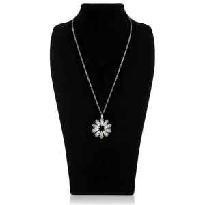 Store Crystal Decagon Pendant Necklaces