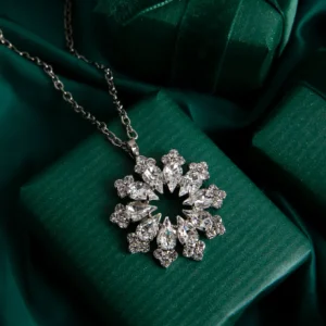 Store Crystal Decagon Pendant Necklaces