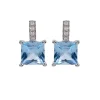 Shop Crystal Square Drop Earrings Earrings