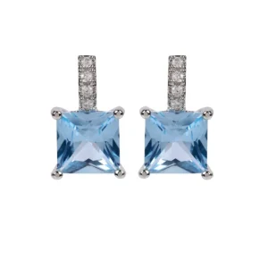 Shop Crystal Square Drop Earrings Earrings