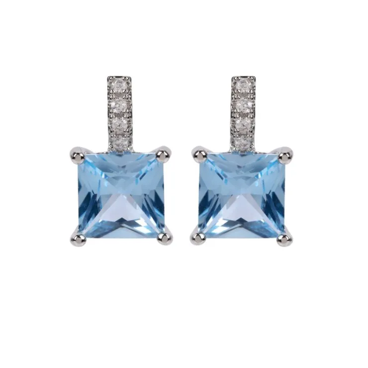crystal_square_drop_earrings_0.webp Shop Crystal Square Drop Earrings Earrings