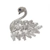 Cheap Crystal Swan Brooch Brooches