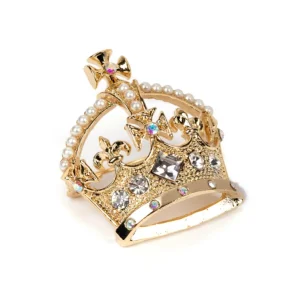 Clearance Gold Crown Brooch Brooches