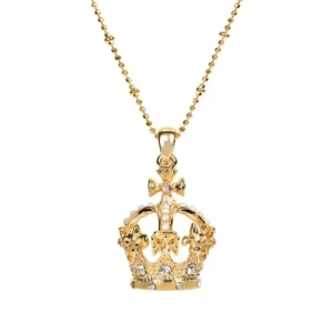 Fashion Gold Crown Necklace Necklaces
