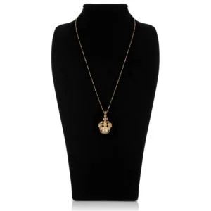 Fashion Gold Crown Necklace Necklaces