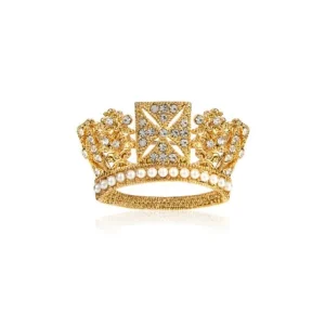 Cheap Gold Diadem Crown Brooch Brooches