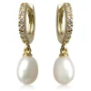 Flash Sale Gold Pearl Earrings Earrings