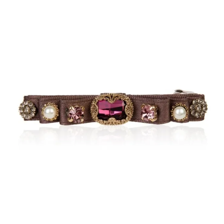 jewel_encrusted_dark_mauve_hairclip_0.webp Cheap Jewel Encrusted Dark Mauve Hairclip Hair Accessories