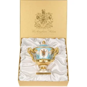New Limited Edition Coat Of Arms Gadroon Vase Coat Of Arms