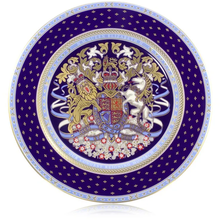 longest_reigning_monarch_plate_0.webp Store Longest Reigning Monarch Plate Plates & Bowls