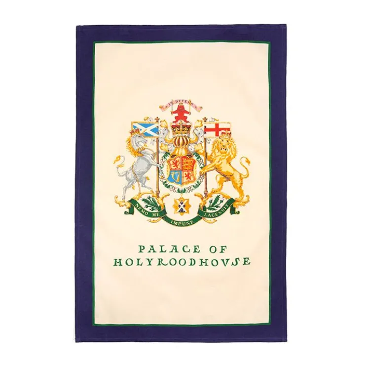 palace_of_holyroodhouse_crest_tea_towel_0.webp Sale Palace Of Holyroodhouse Crest Tea Towel Home Linens