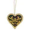 Hot Palace Of Holyroodhouse Tartan Heart Decoration Decorations