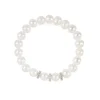 Clearance Pearl And Crystal Disc Bracelet Bracelets