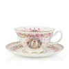 Clearance Queen Elizabeth Ii Commemorative Teacup And Saucer Cups & Saucers