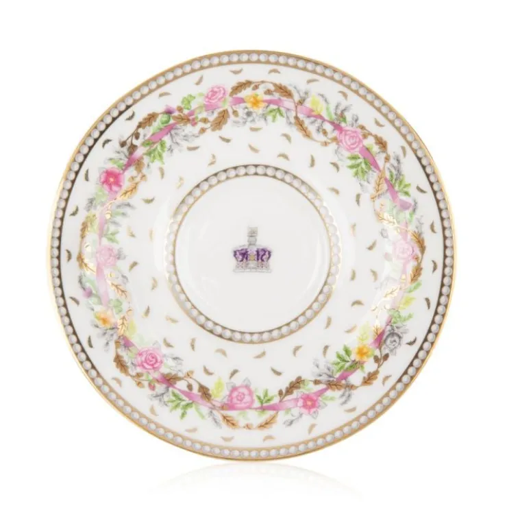 queen_elizabeth_ii_commemorative_teacup_and_saucer_2.webp Clearance Queen Elizabeth Ii Commemorative Teacup And Saucer Cups & Saucers