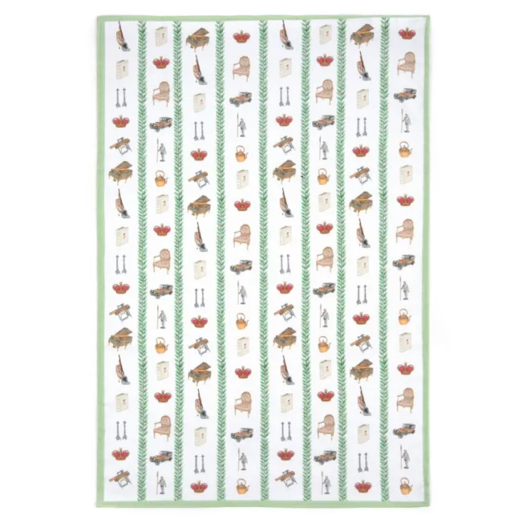 queen_marys_dolls_house_tea_towel_0.webp Cheap Queen Mary'S Dolls' House Tea Towel Home Linens