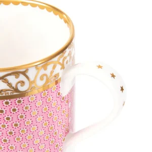 Clearance Sevres Pink Coffee Mug Tankards & Mugs