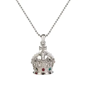 Cheap Silver Crown Necklace Necklaces