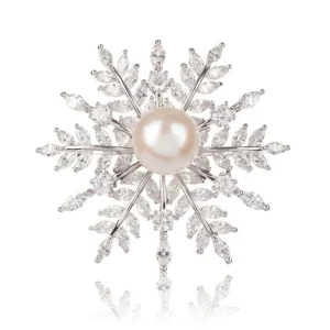Cheap Snowflake Brooch Brooches