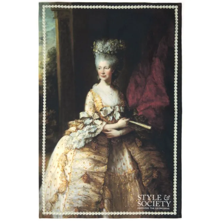 style__society_queen_charlotte_tea_towel_0.webp Fashion Style & Society Queen Charlotte Tea Towel Home Linens