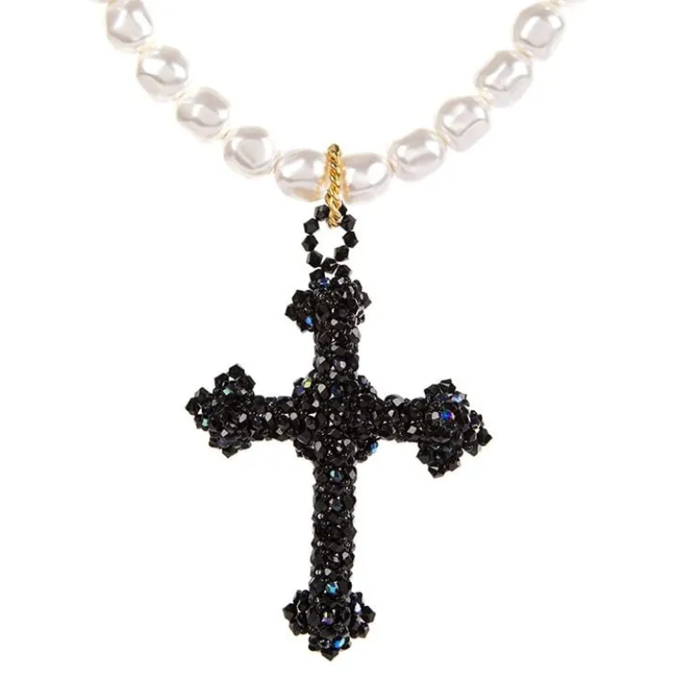 vicki_sarge_black_cross_necklace_1.webp Cheap Vicki Sarge Black Cross Necklace Vicki Sarge