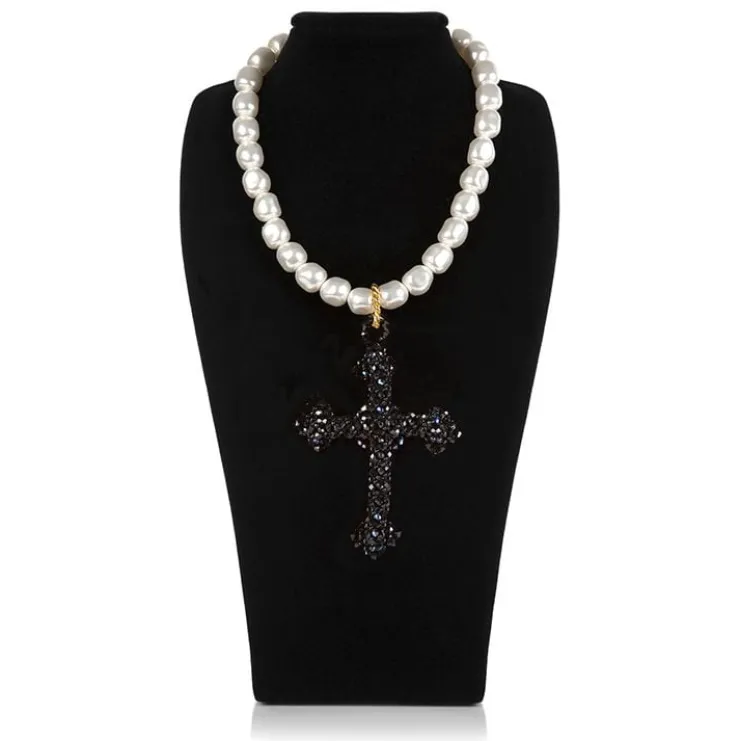vicki_sarge_black_cross_necklace_2.webp Cheap Vicki Sarge Black Cross Necklace Vicki Sarge