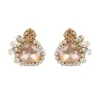 Fashion Vicki Sarge Pink Stud Earrings Earrings