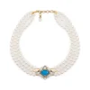 Shop Vicki Sarge Triple Strand Pearl Necklace Necklaces