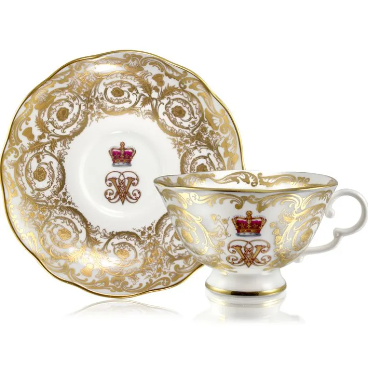 victoria_and_albert_teacup_and_saucer_0.webp Shop Victoria And Albert Teacup And Saucer Afternoon Tea