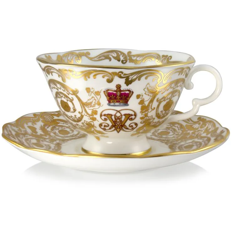 victoria_and_albert_teacup_and_saucer_1.webp Shop Victoria And Albert Teacup And Saucer Afternoon Tea
