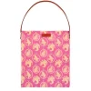 Shop Yellow Parrot And Cat Print Tote Bag Bags