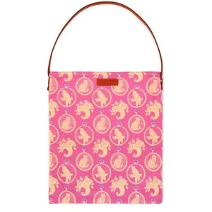 Shop Yellow Parrot And Cat Print Tote Bag Bags